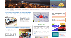 Desktop Screenshot of lebu.cl